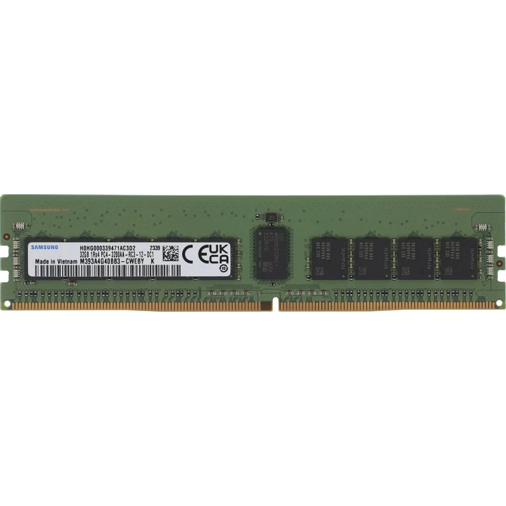 Оперативная память Samsung M393A4G40BB3-CWE, 32 ГБ, DDR4, 3200 МГц, R-DIMM ECC