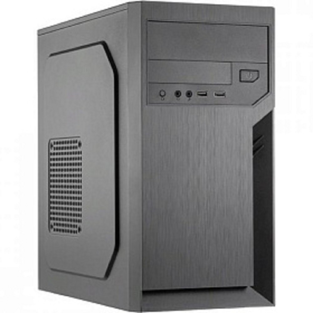 Корпус Foxline FL-702-FZ500R, Mini Tower, mATX, БП 500 Вт, 2×USB 2.0