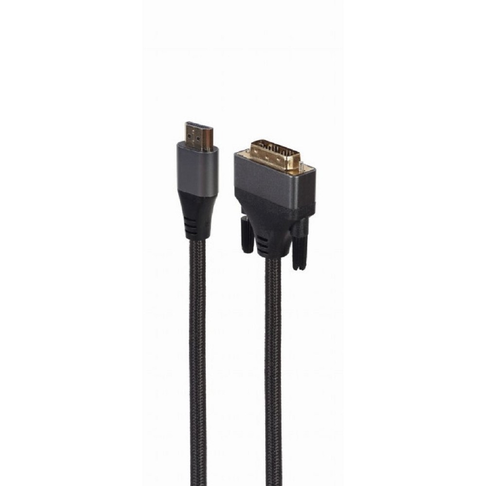 Кабель-адаптер Cablexpert CC-HDMI-DVI-4K-6, HDMI 19M — DVI 19M, 1,8 м, 4K