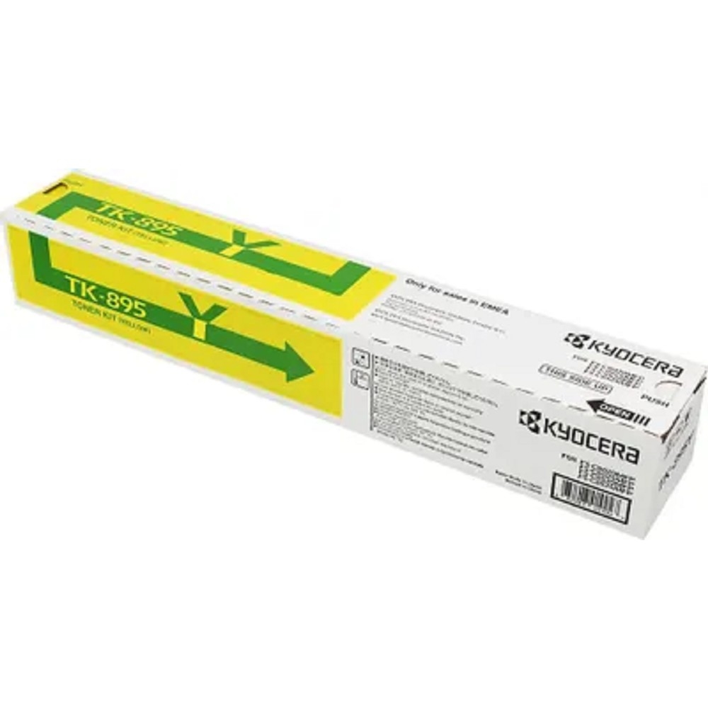 Тонер-картридж Kyocera TK-895Y (1T02K0ANL0), желтый, 6000 страниц