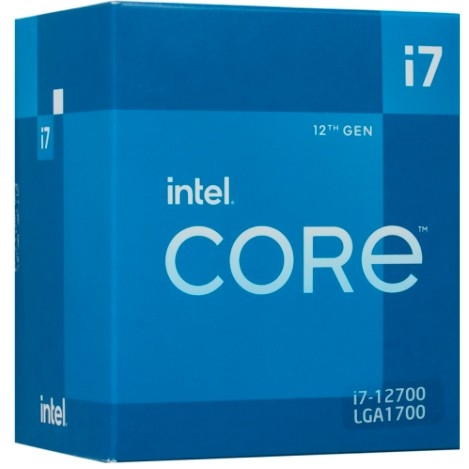 Процессор Intel Core i7-12700, LGA 1700, 12 ядер, 2.1/4.8 ГГц, 25 МБ, BOX