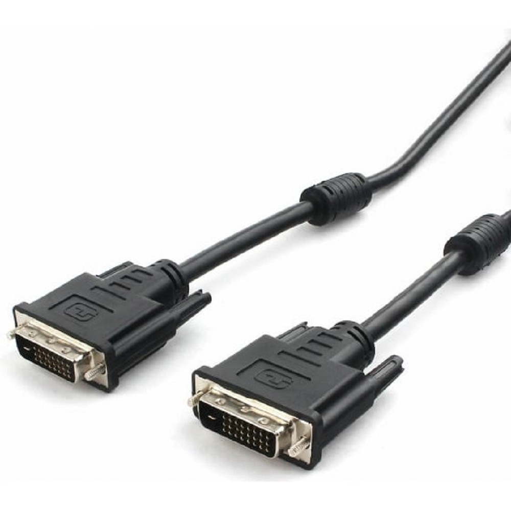Кабель DVI-D dual link Cablexpert CC-DVI2L-BK-10M, 10 м, экран, феррит