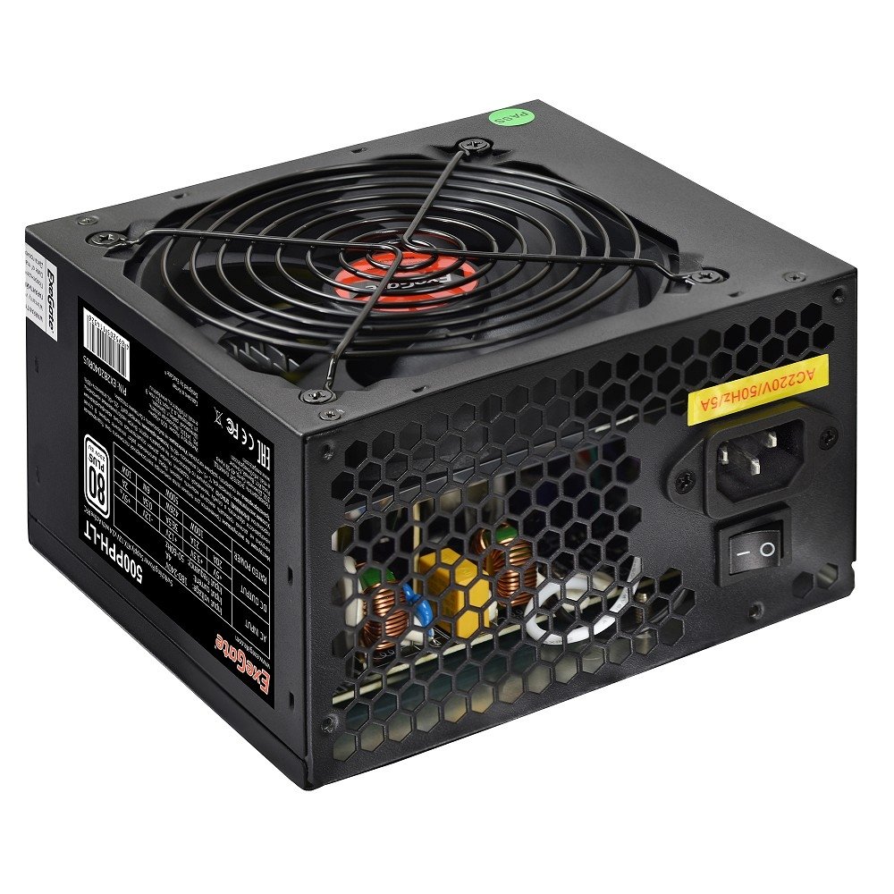 Блок питания ExeGate EX282040RUS-OEM, 500W, ATX, 80+, APFC