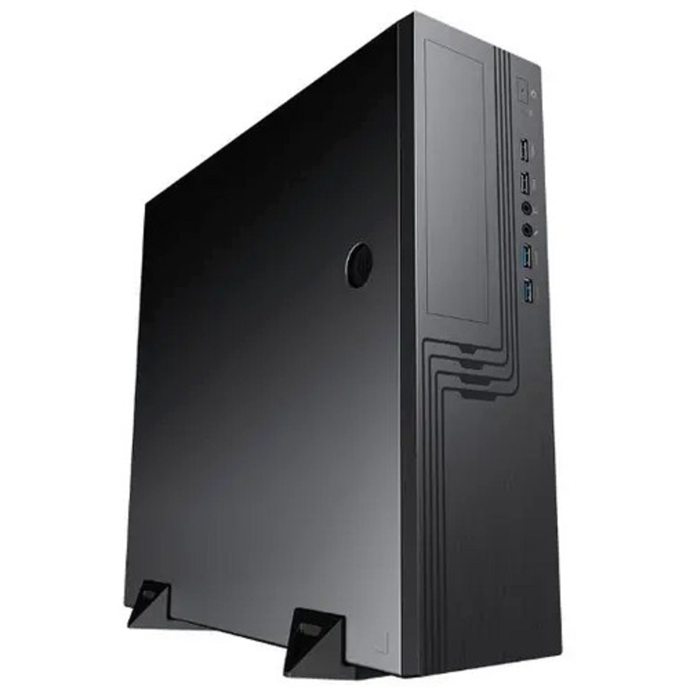 Корпус Powerman EL555BK 6188897, Slim-Desktop, Micro-ATX, БП 450 Вт 80+ Bronze