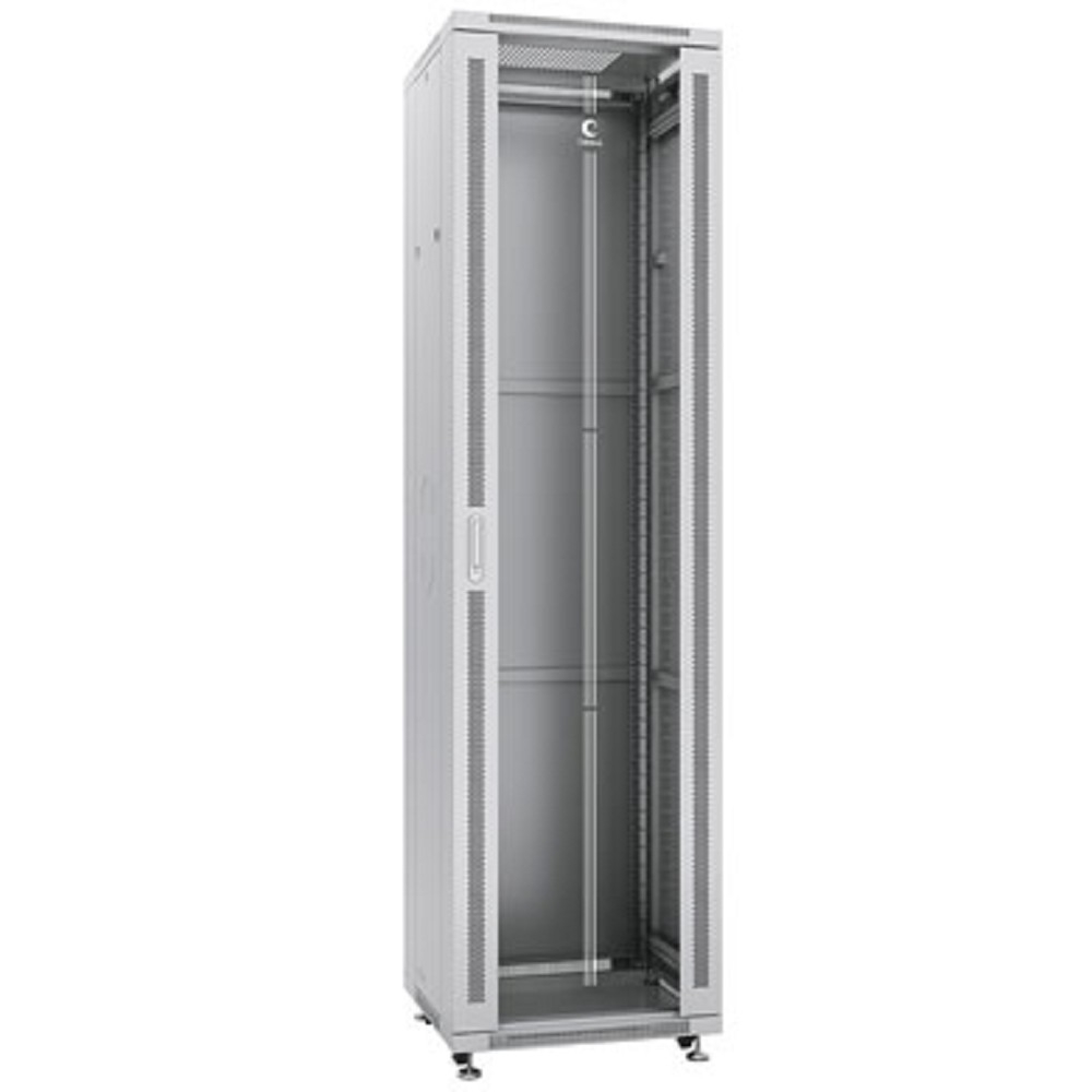 Шкаф напольный Cabeus SH-05C-47U60/80, 47U, 600×800 мм, стекло/металл