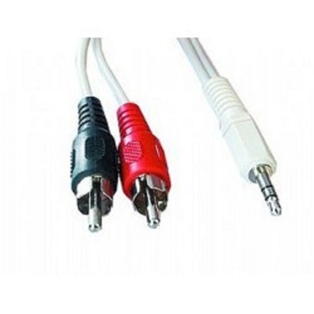 Аудиокабель Gembird CCA-458-2.5M, Jack 3.5 мм — 2×RCA, 2.5 м