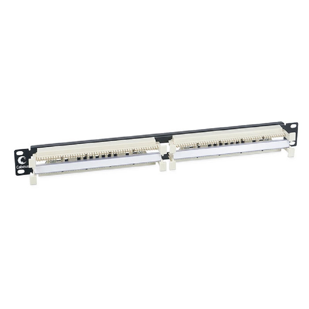 Кросс-панель Cabeus CP-100P-110TYPE, 100 пар, тип 110, 19" 1U, без модулей