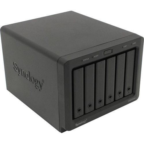 NAS Synology DS620slim, 6×2.5", Intel Celeron J3355, 2 ГБ RAM, 2×GbE