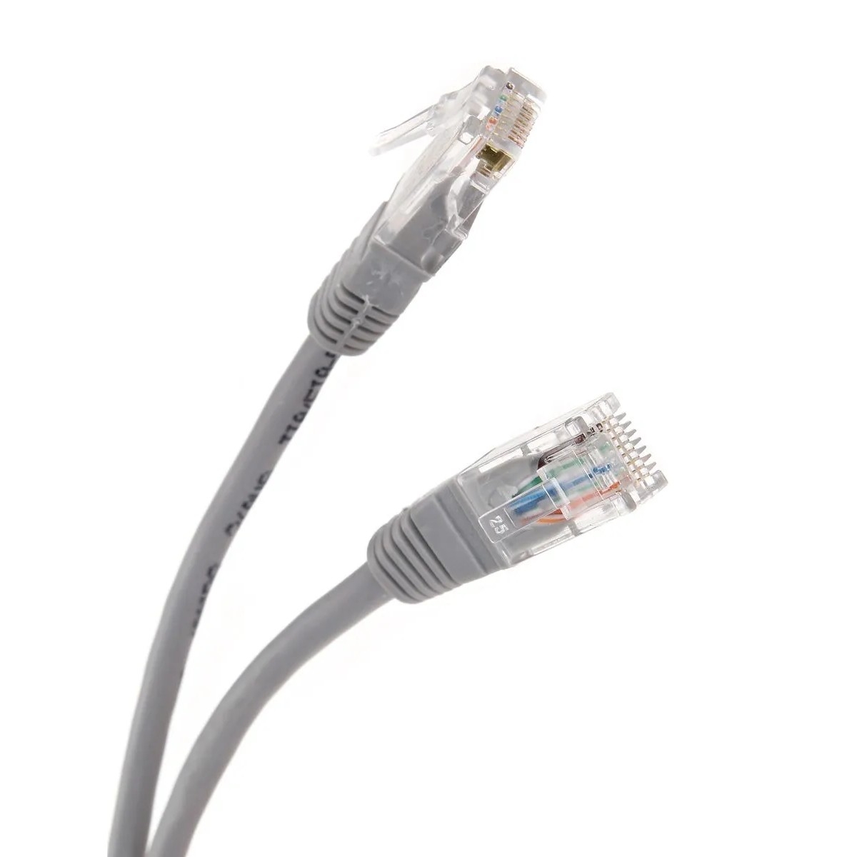 Патч-корд Telecom NA102--2M, UTP Cat.5e, 2м, серый