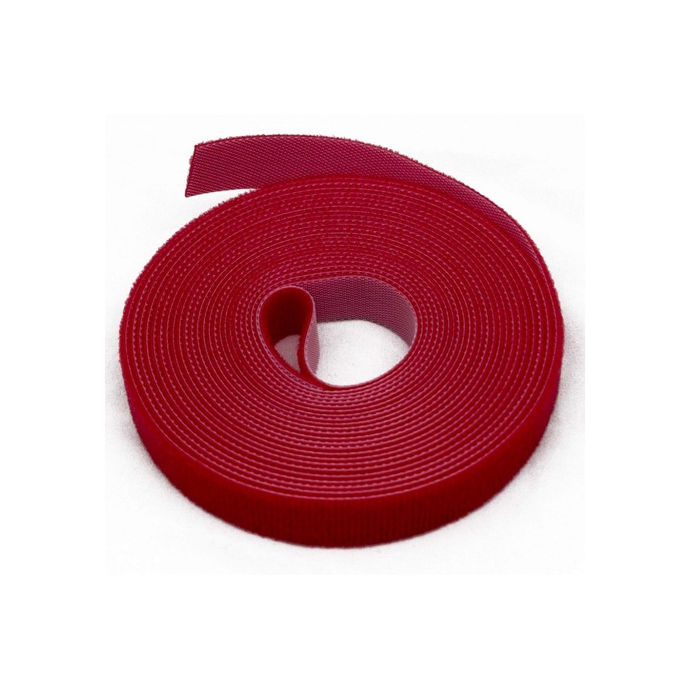 Лента-липучка Hyperline WASNR-5x25-RD, 25мм×5м, красная