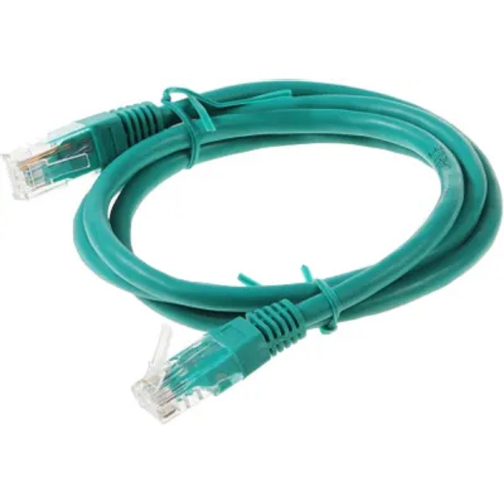 Патч-корд Cablexpert PP6U-1M/G, UTP Cat.6, 1 м, зелёный