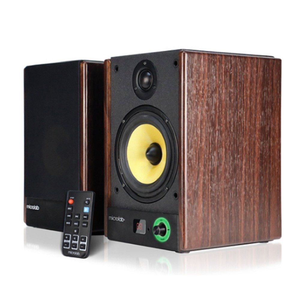 Колонки Microlab Solo 5, 2.0, 80 Вт, 55–20000 Гц, Bluetooth, МДФ