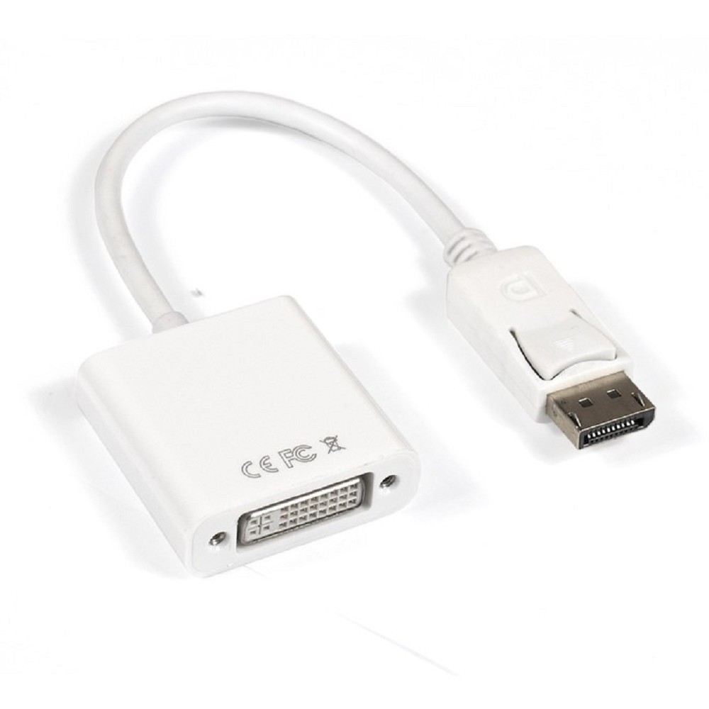 Кабель-переходник EXEGATE EX-DPM-DVIF-0.15, DisplayPort (M) — DVI (F), 0.15 м