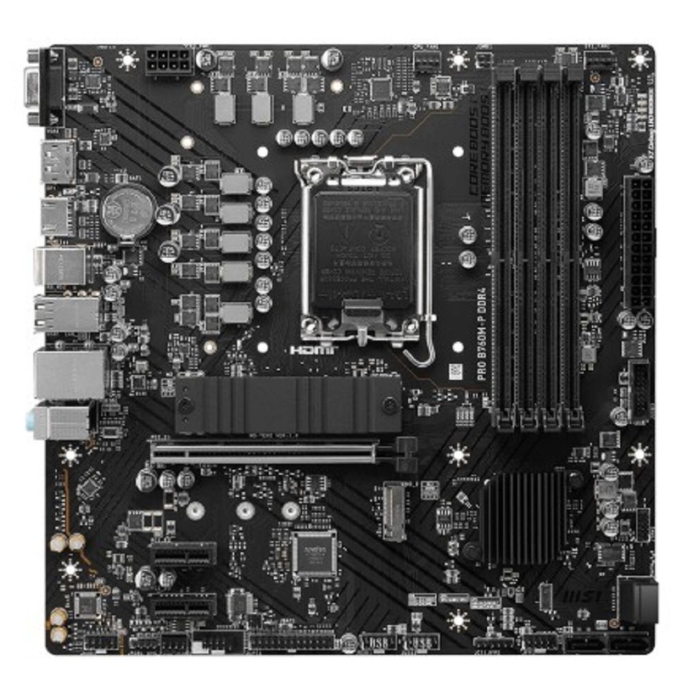 Материнская плата MICROSTAR PRO B760M-P DDR4, LGA1700, Intel B760, mATX