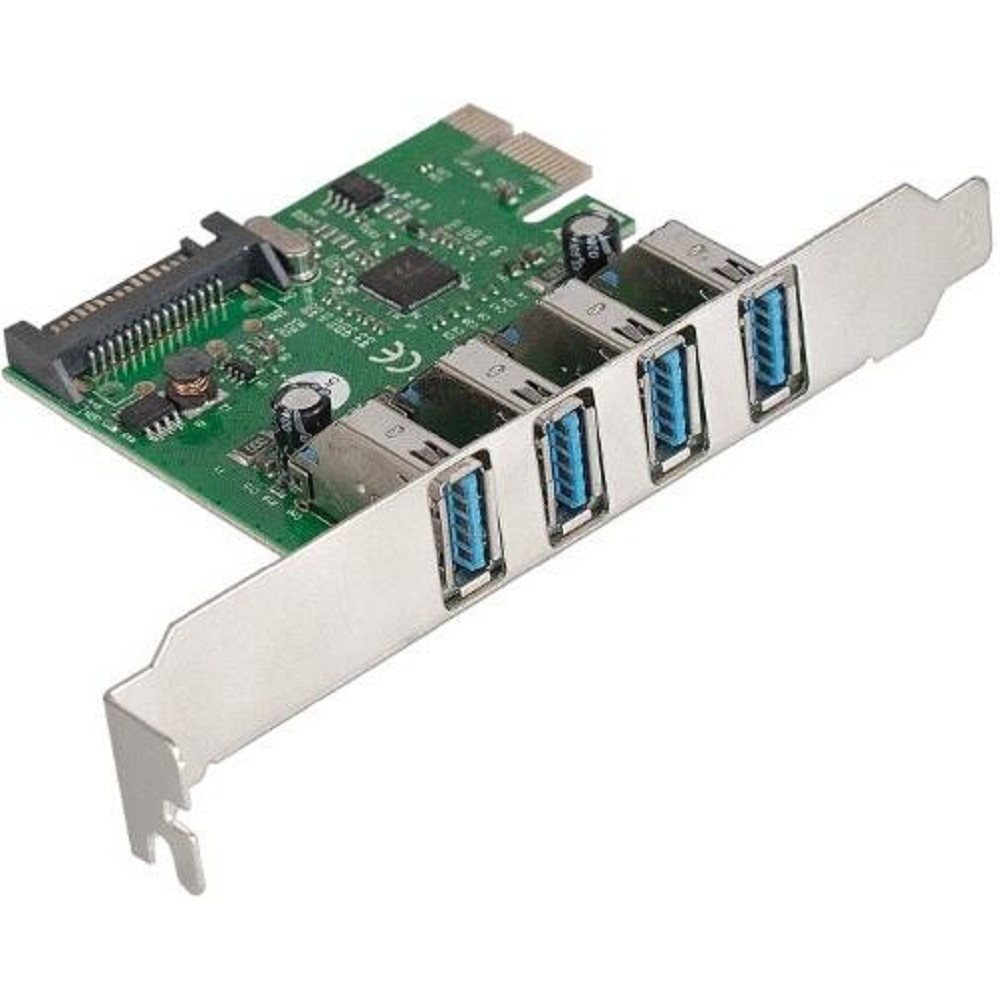 Контроллер ExeGate EXE-314 EX283716RUS, PCI-E x1 2.0, 4×USB 3.0, VL805