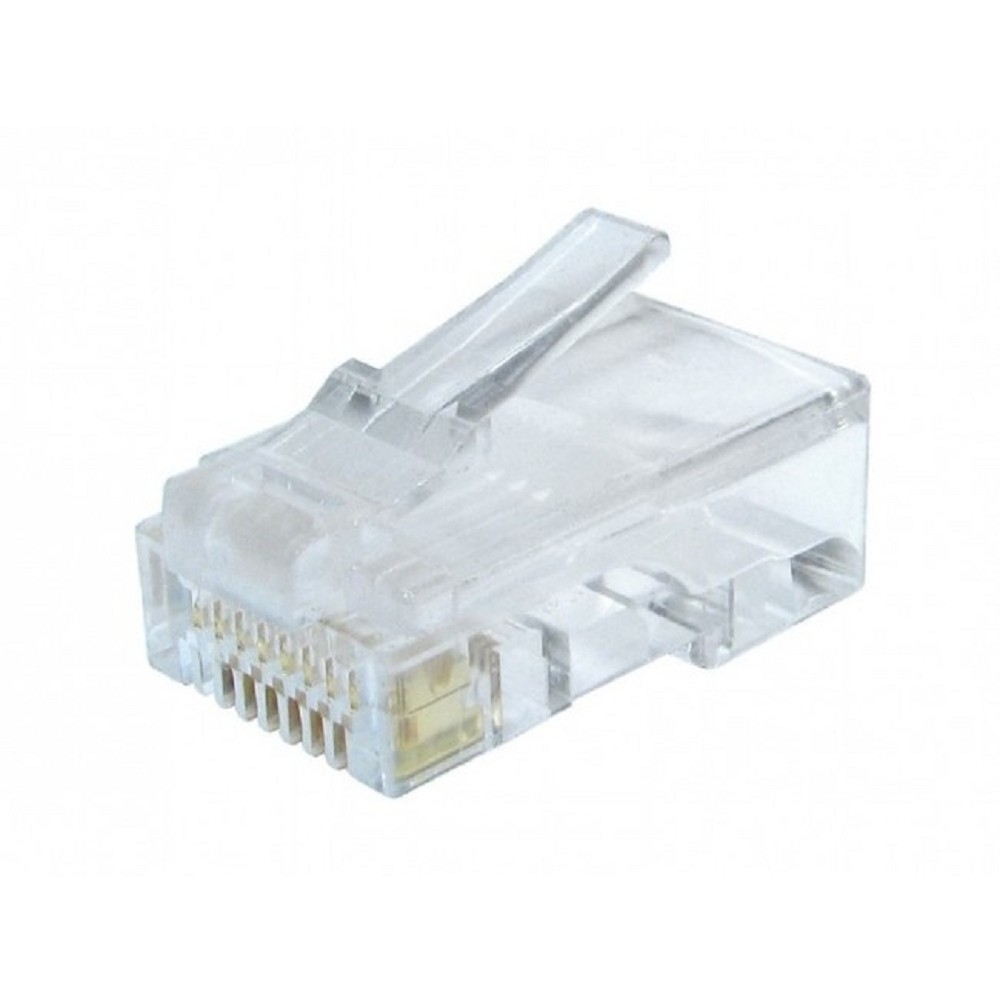 Соединитель Gembird LC-8P8C-002, вилка RJ-45 (8P8C), кат.6, 100 шт.