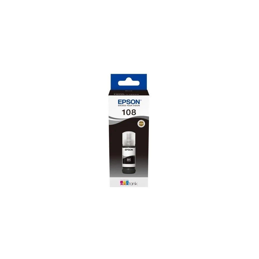 Картридж Epson C13T09C14A_DP, 108 EcoTank, Black, 70ml