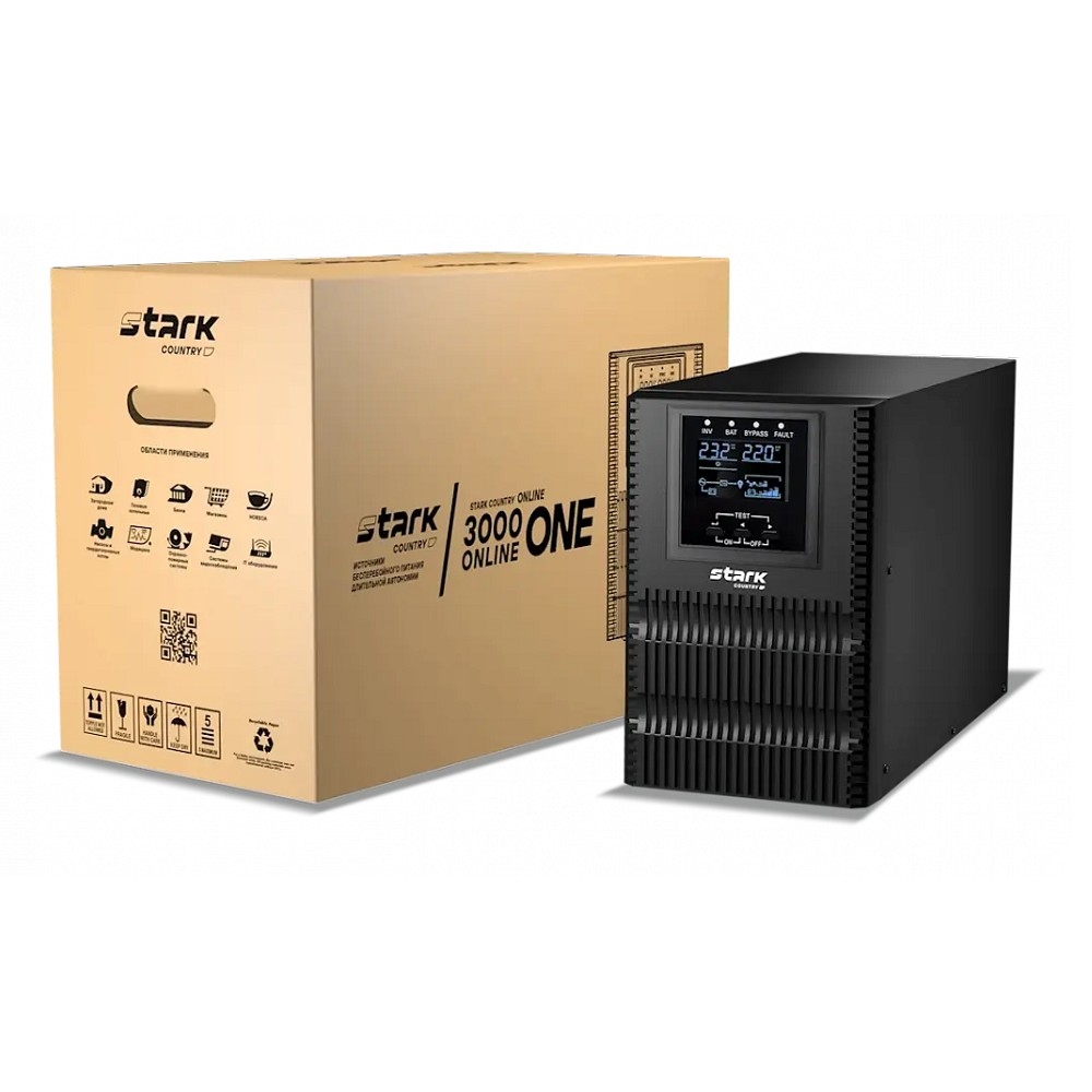 ИБП Stark SC 3000 ONLINE ONE, 3000ВА/3000Вт, Online