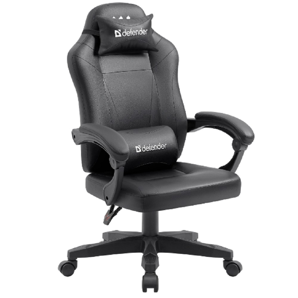 Кресло DEFENDER 64472, игровое, чёрное