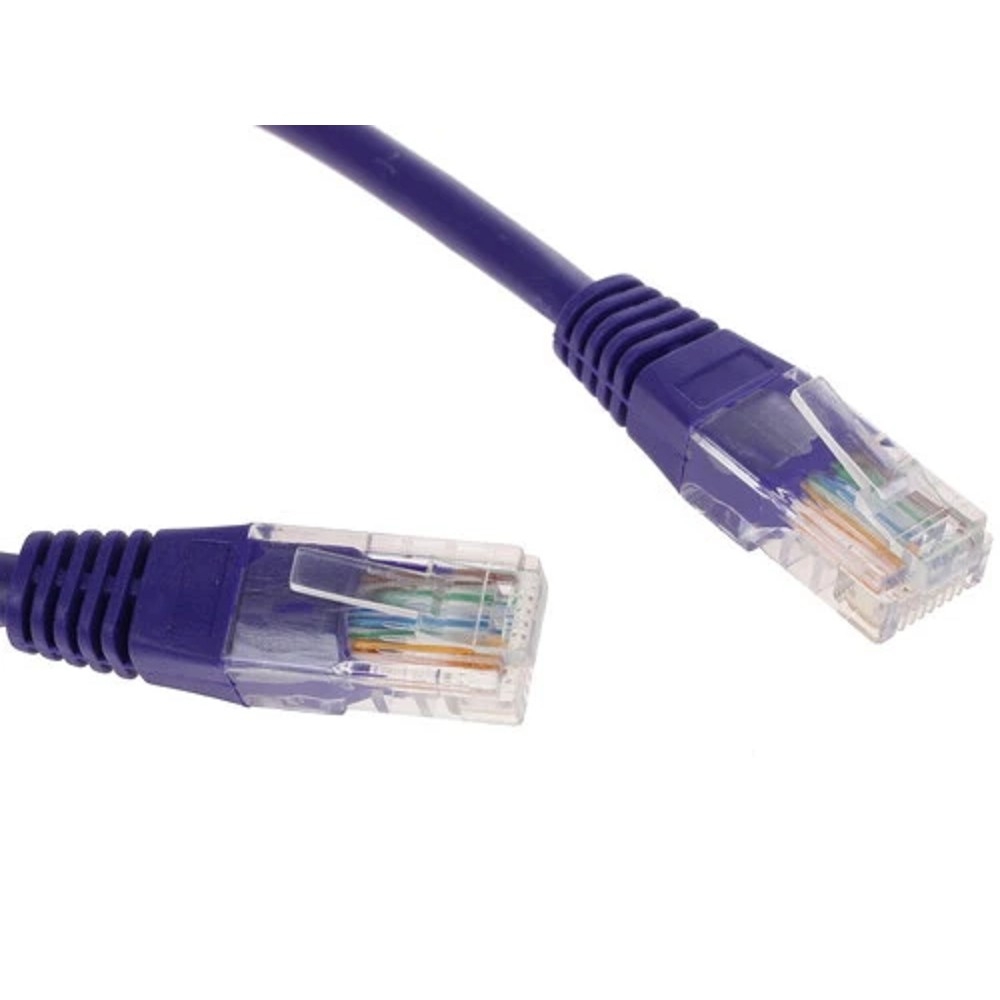 Патч-корд Cablexpert PP12-0.25M/V, UTP Cat.5e, 0.25 м, литой, фиолетовый