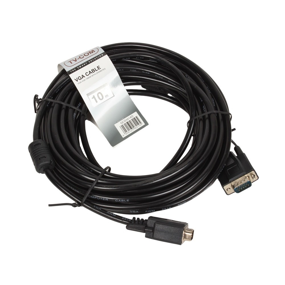 Кабель TV-COM QCG120H-10M, SVGA (M/M), 10 м