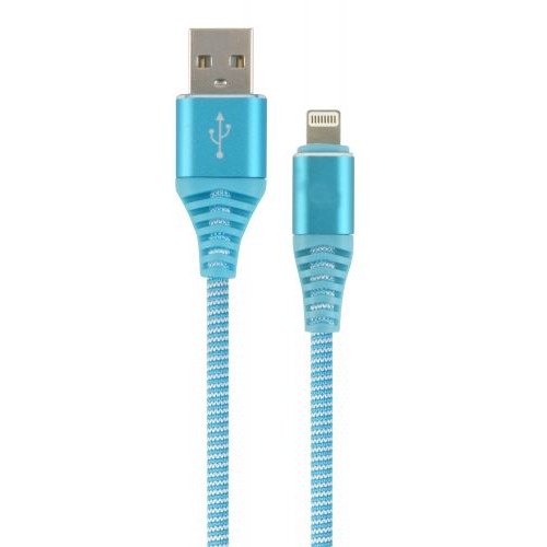Кабель USB Filum FL-CPro-U2-AM-LM-1M-BL1, 1м, USB 2.0, Lightning