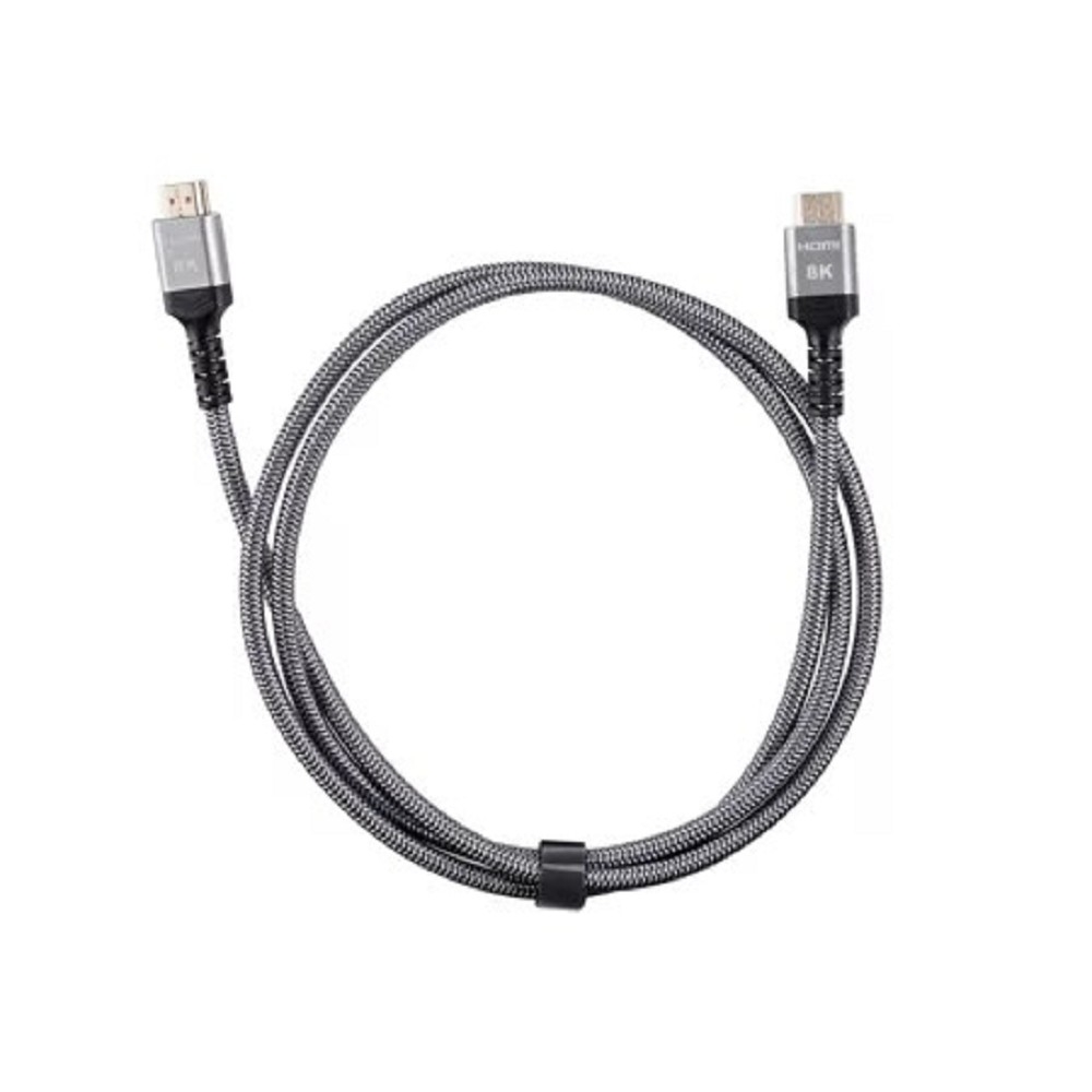 Кабель HDMI VCOM ACG859A-1.5, 2.1, 8K, 1.5м, оплетка