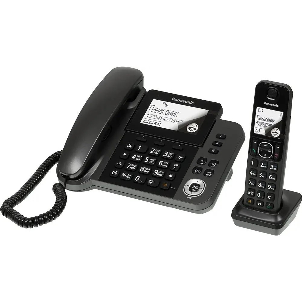 Радиотелефон Panasonic KX-TGF310RUM, DECT/GAP, АОН, 1 трубка