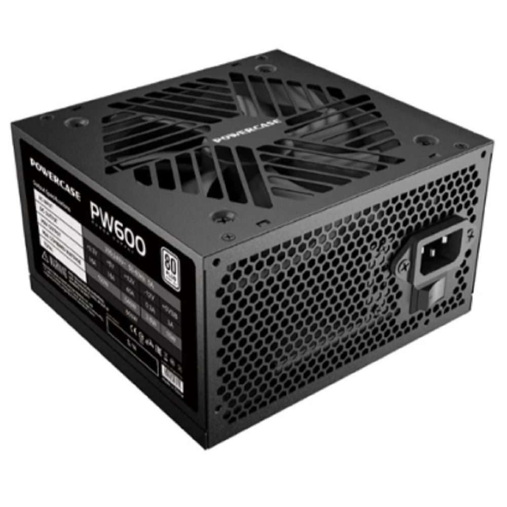 Блок питания PowerCase PS-600W-DC, 600Вт, ATX, 80+, APFC