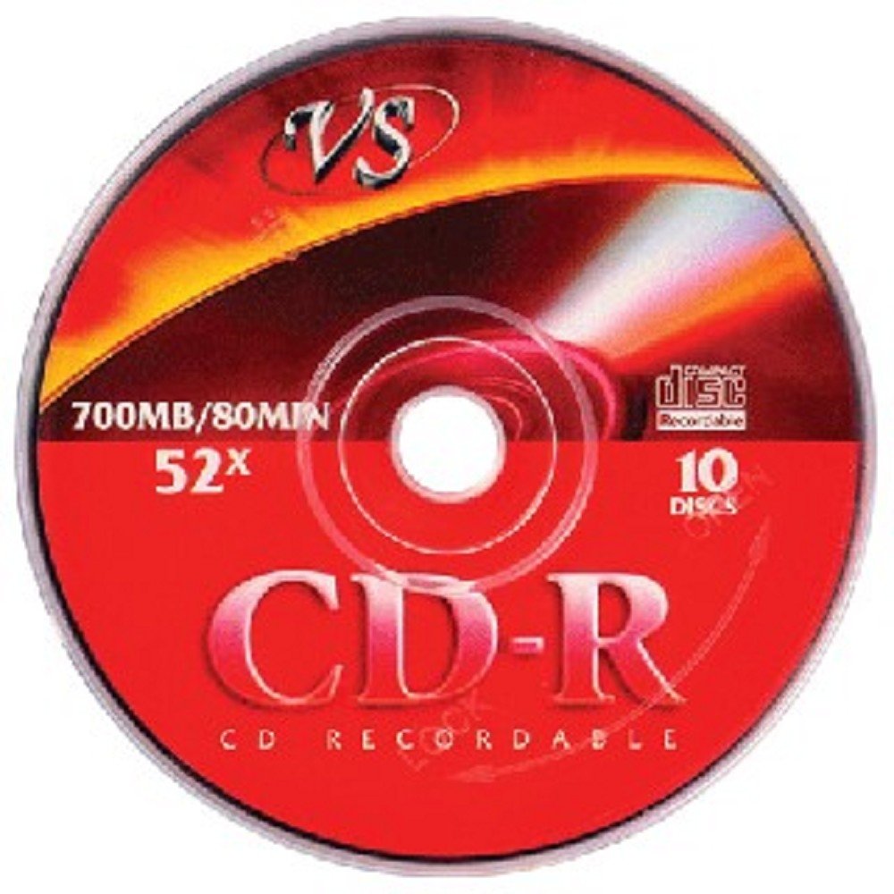 Диск CD-R VS (PERFEO) VSCDRK501, 700 МБ, 52x, конверт, 5 шт.
