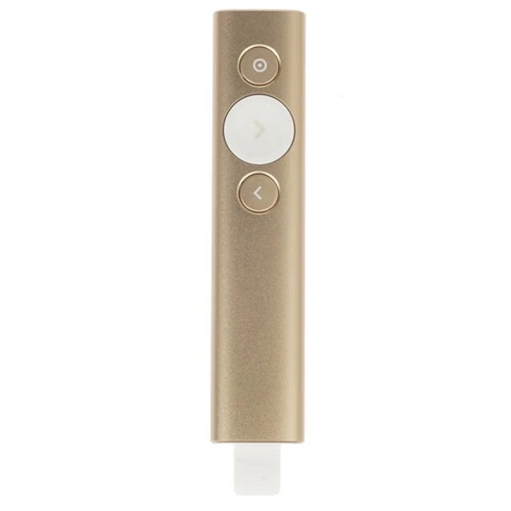 Презентер Logitech Spotlight 910-004862, Bluetooth/RF, USB, золотистый