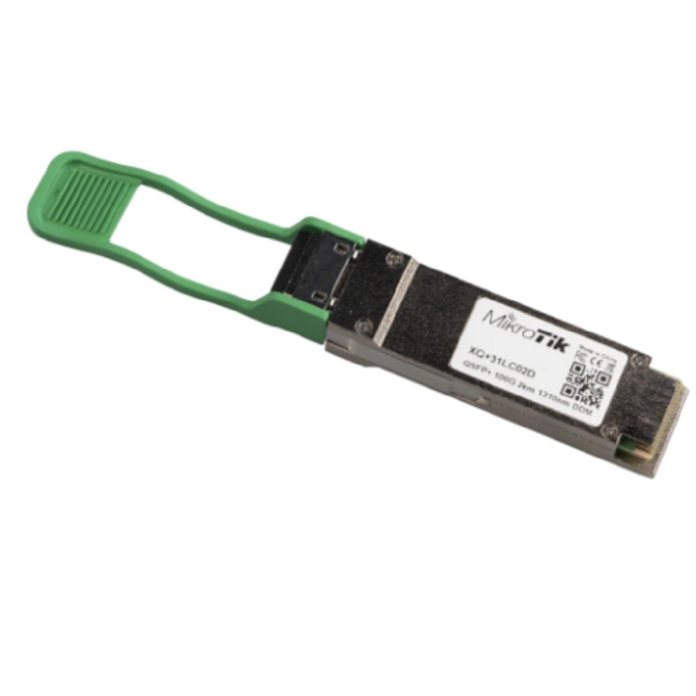 Оптический модуль MikroTik XQ+31LC02D, QSFP28, 100 Гбит/с, SM, 2 км, LC