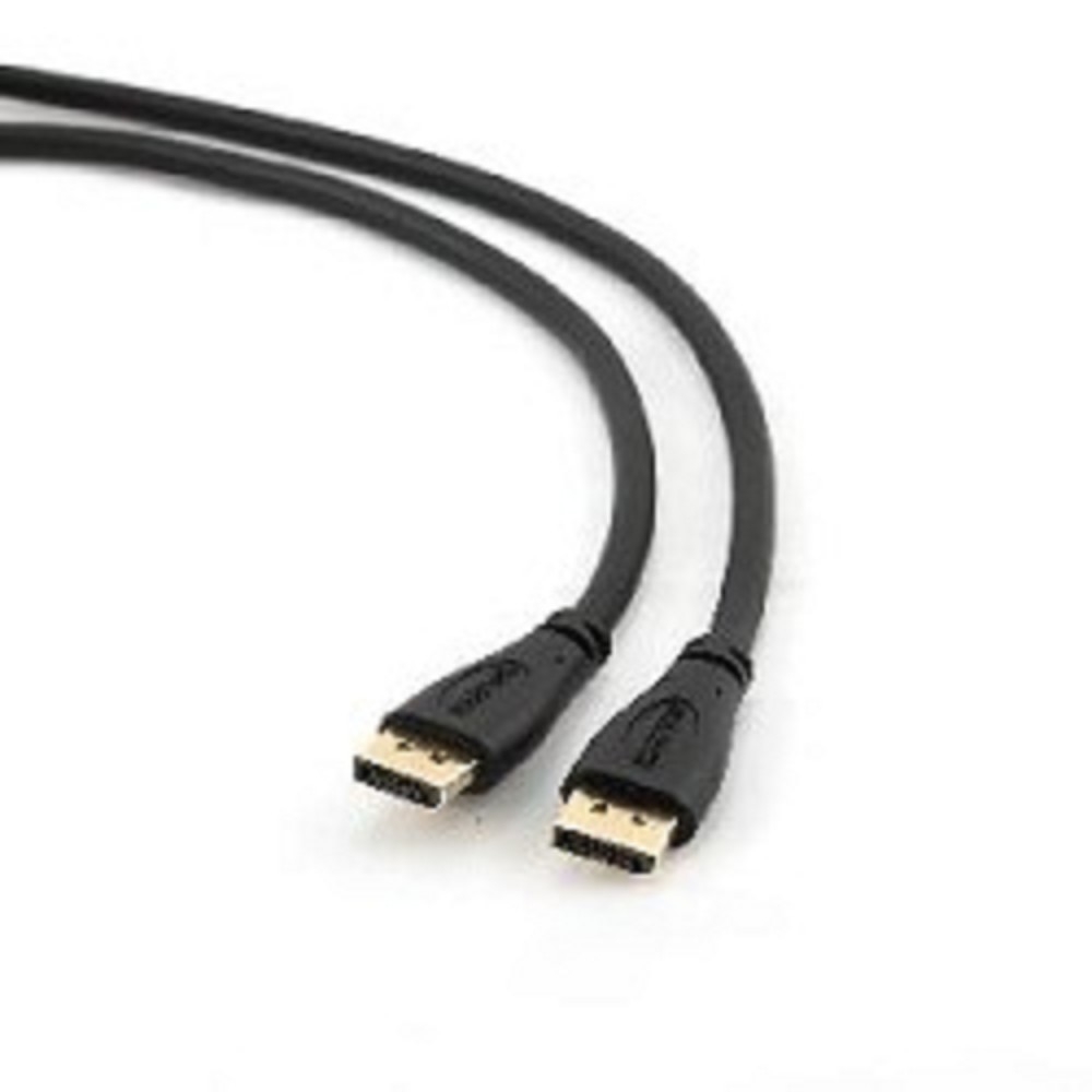 Кабель Gembird CC-DP-1M DisplayPort, 1 м, male-male, 4K, позолоченные контакты, черный