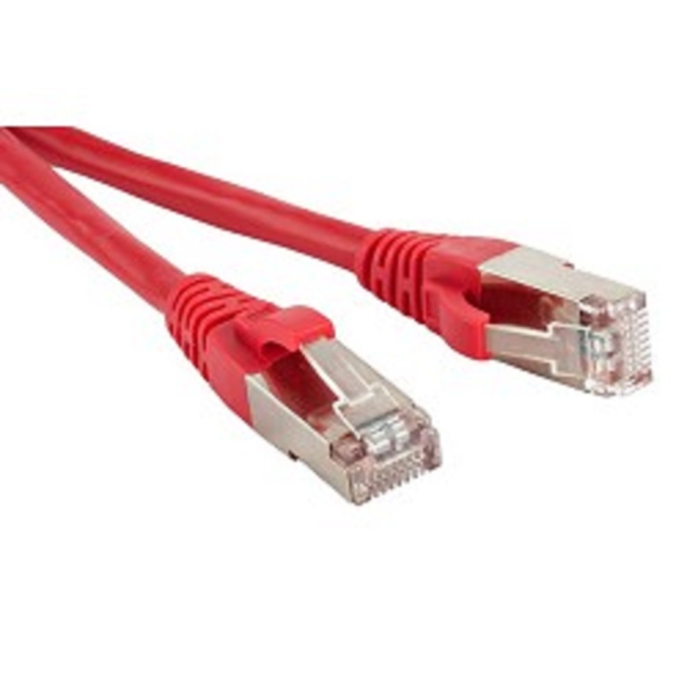 Патч-корд Hyperline PC-LPM-STP-RJ45-RJ45-C5e-5M-LSZH-RD, F/UTP, 5м, красный