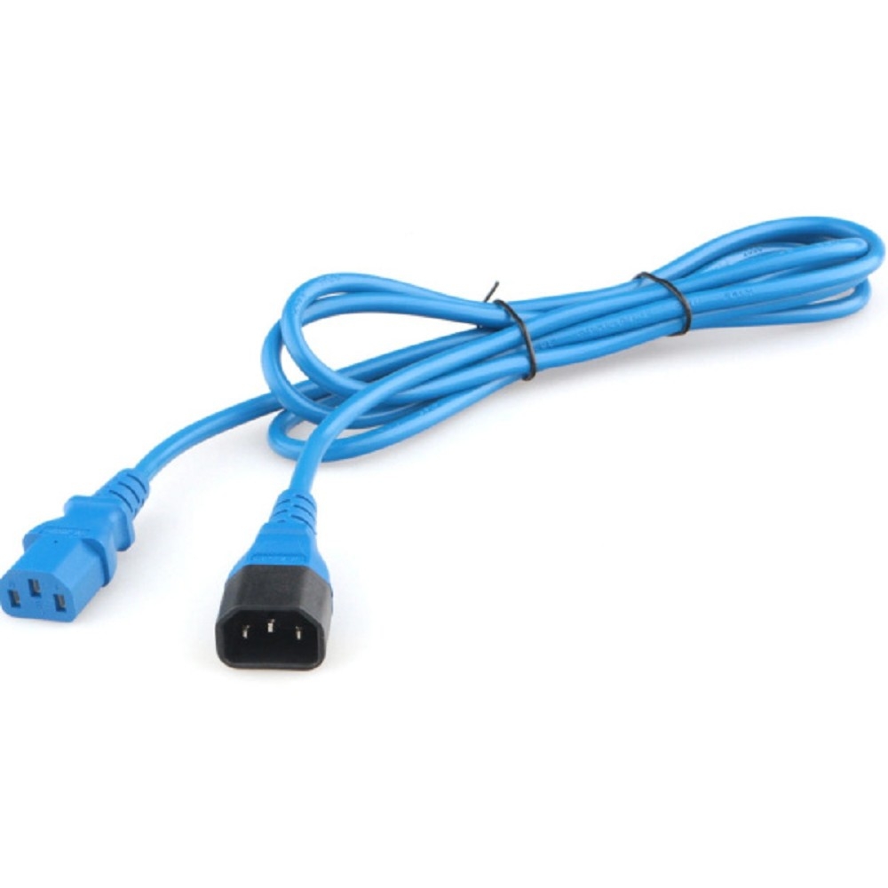 Кабель питания Filum FL-PC-C13/C14-C1-1.8-BL, IEC320 C13–C14, 1,8 м, синий