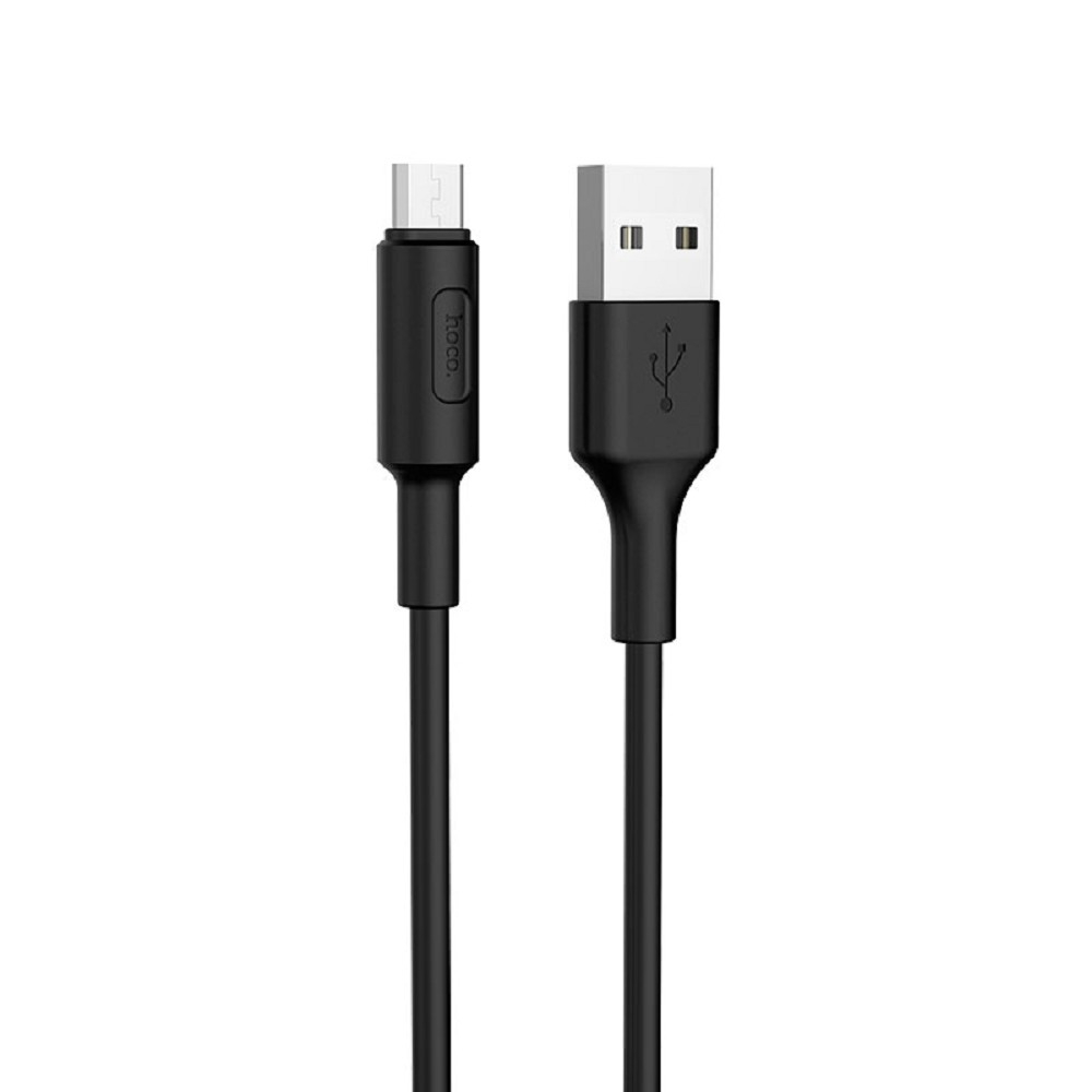 Кабель Hoco HC-80121, USB 2.0 AM/MicroUSB, 2А, 1м, черный