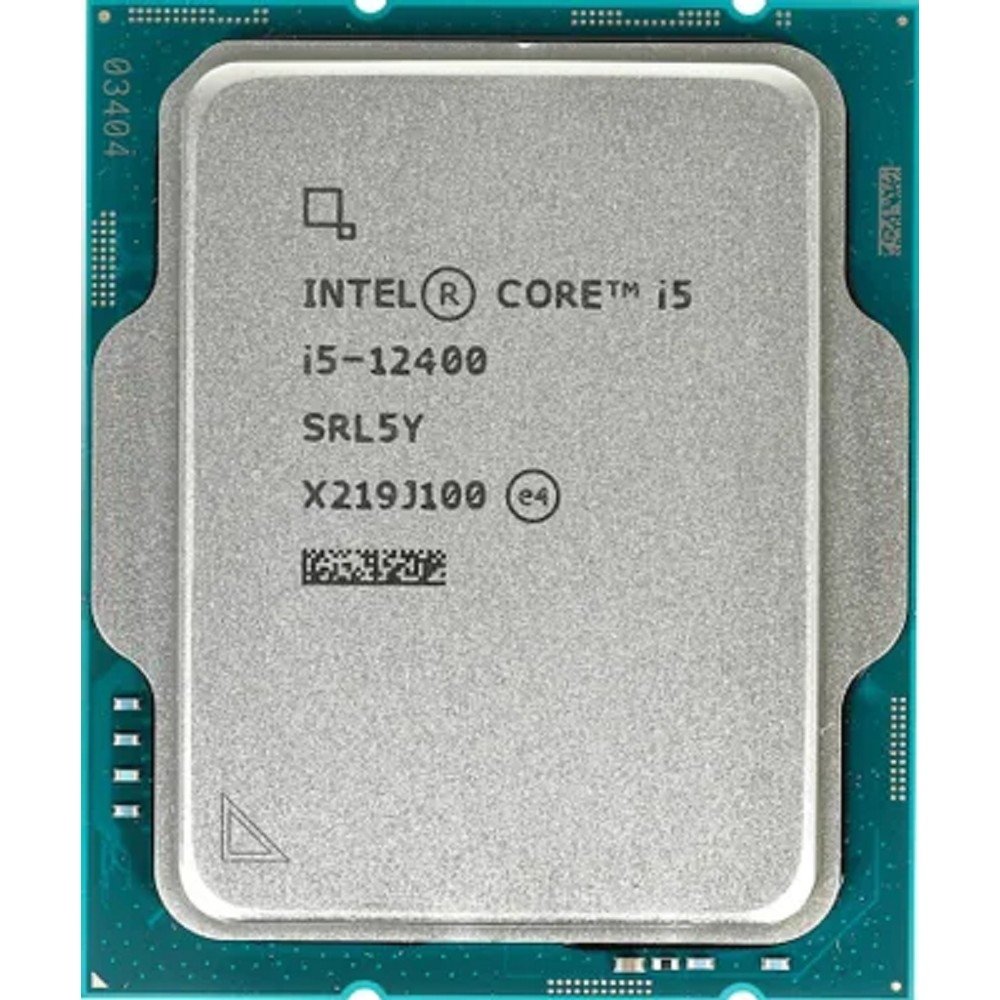 Процессор Intel Core i5-12400, LGA 1700, 6 ядер, 2.5–4.4 ГГц, OEM