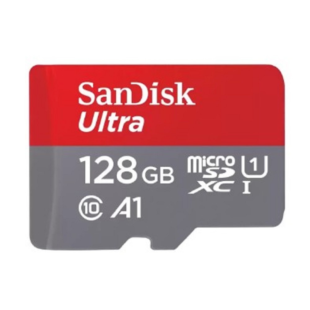 Карта памяти SanDisk Ultra SDSQUAB-128G-GN6MN, microSDXC 128 ГБ, Class 10, UHS-I, 140 МБ/с