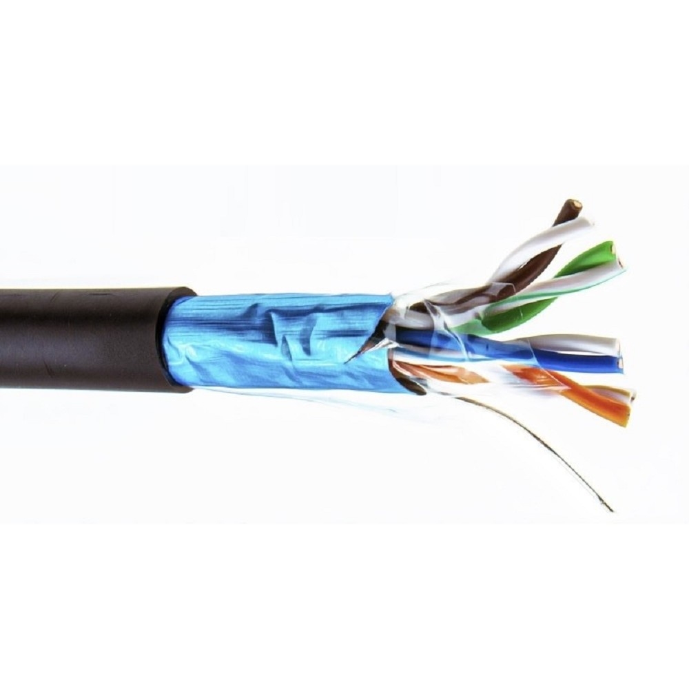 Кабель 5bites Express FS5525-305BPE, FTP, кат.5e, 24AWG, 305 м, чёрный