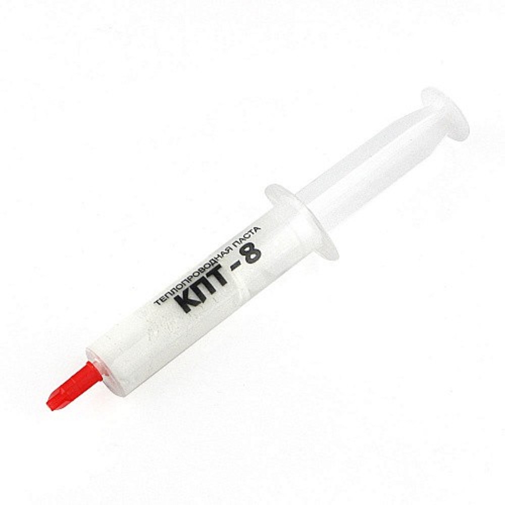 Термопаста КПТ-8, 20 г, шприц, 0.8 W/m·K, -60…+200 °C