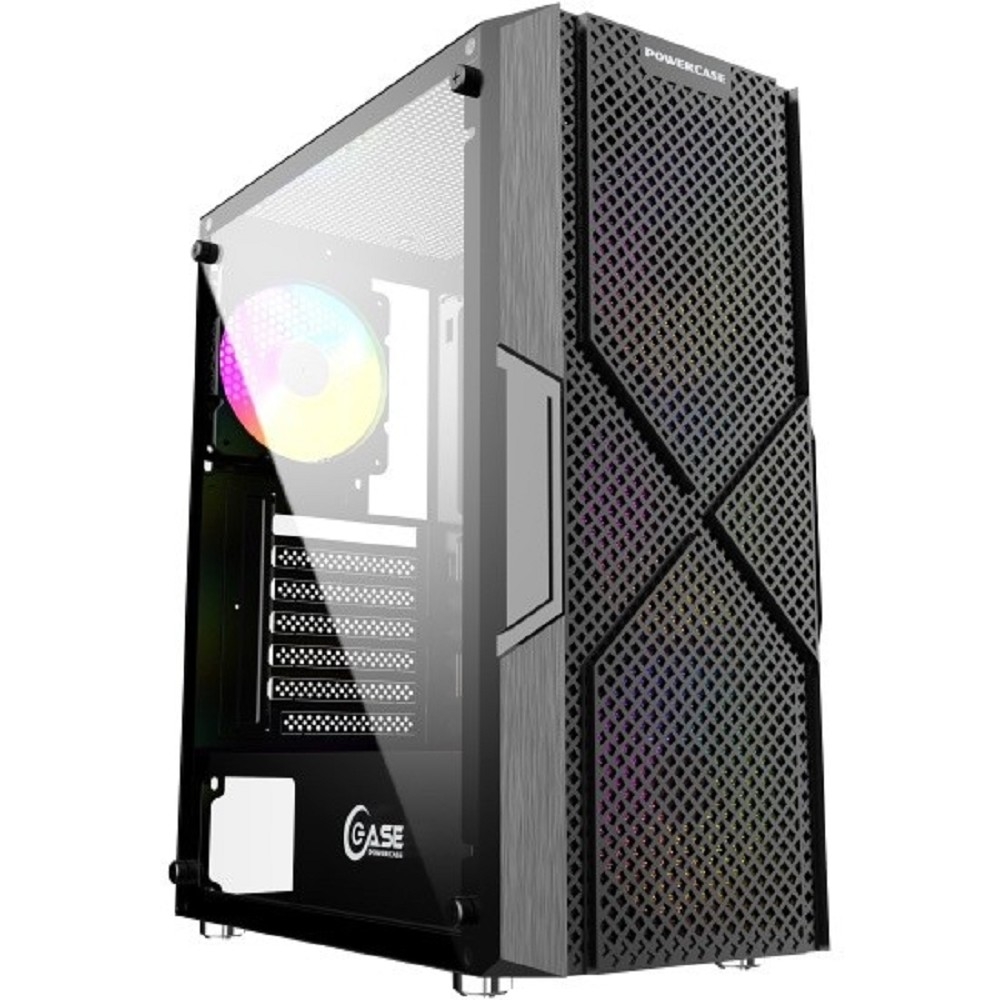 Корпус PowerCase CMITB-L4 Mistral T4B, ATX, стекло, 4×120мм