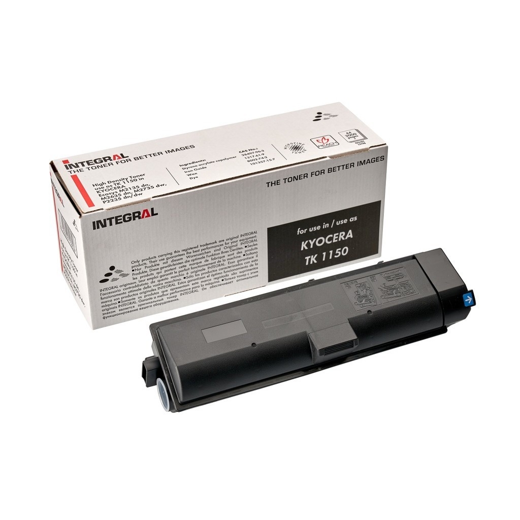 Тонер-картридж Integral TK-1150 для Kyocera Ecosys, черный, 3000 страниц, с чипом