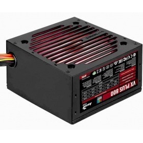 Блок питания AEROCOOL VX PLUS 800 RGB, 800 Вт, ATX 2.3, 120 мм