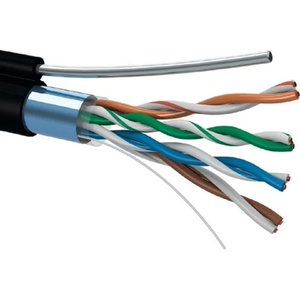 Кабель витая пара 5bites FS5525-305BPE-M, FTP Cat5e, 305м, уличный