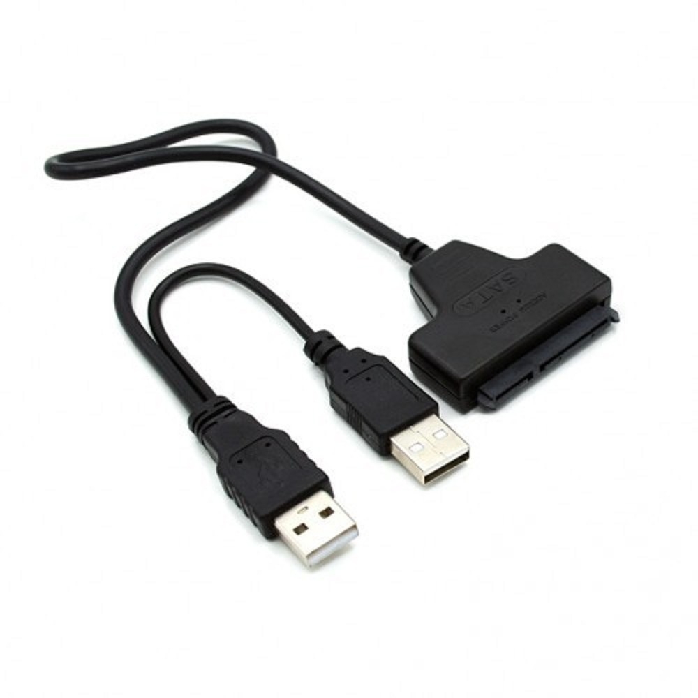 Адаптер KS-IS KS-359, 2xUSB–SATA III 2.5", USB 2.0, 480 Мбит/с