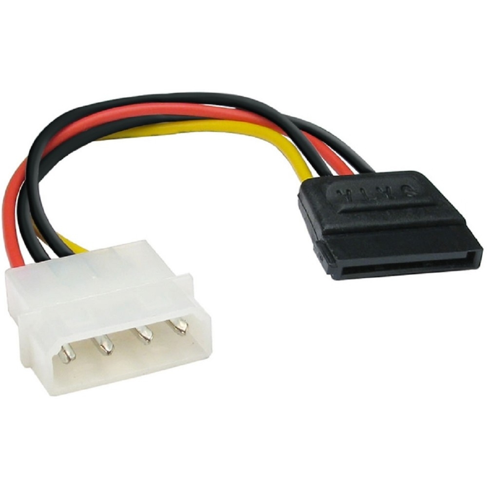 Переходник питания ExeGate EX-CC-SATA-PS, Molex 4-pin — SATA, 0.15 м