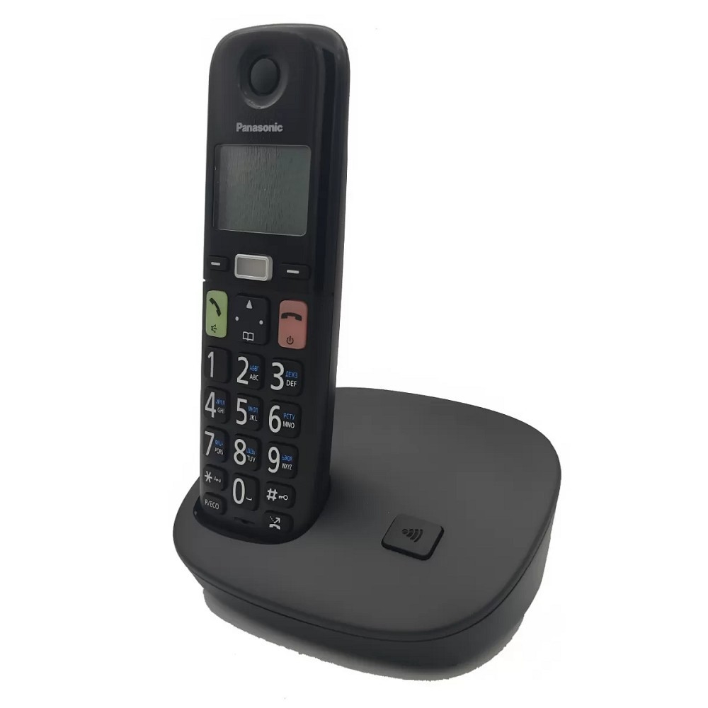 Телефон Panasonic KX-TGU110RUB_DP, DECT, черный