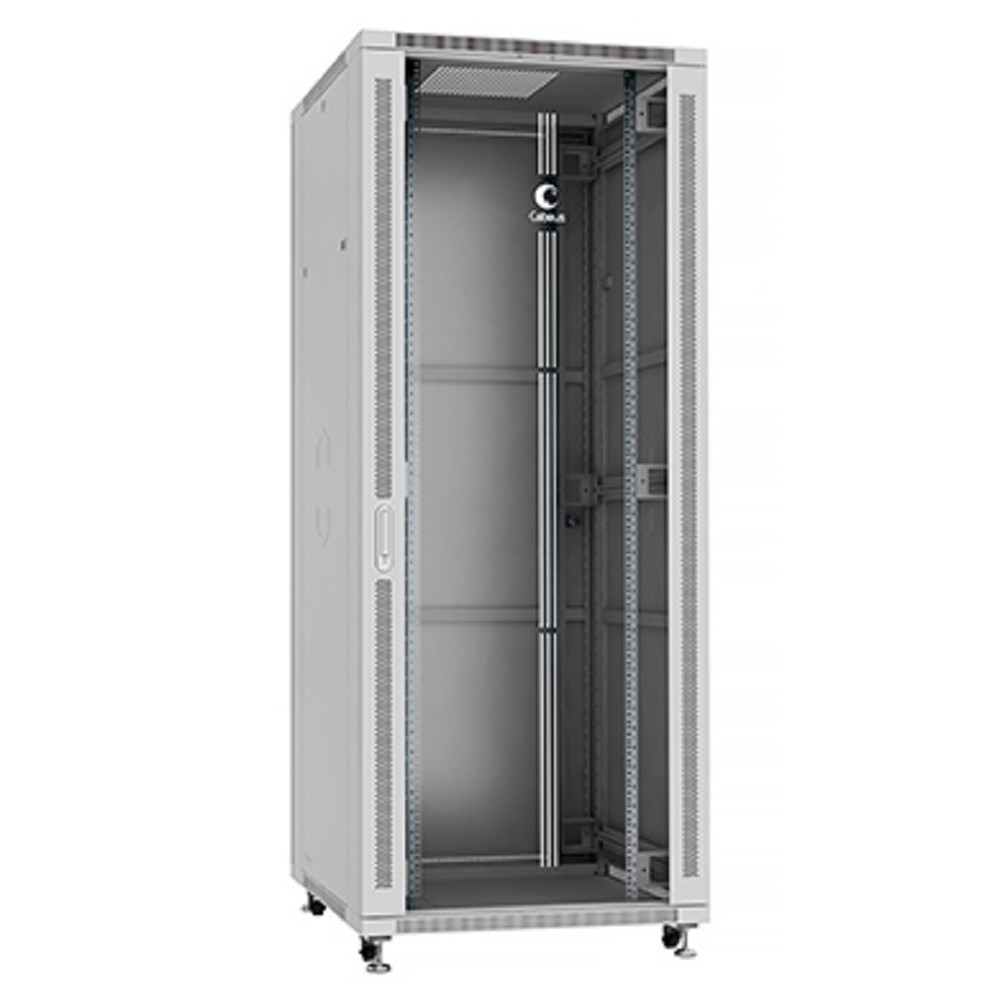 Шкаф монтажный Cabeus SH-05C-42U80/80, напольный, 42U, 800×800×2055 мм, серый