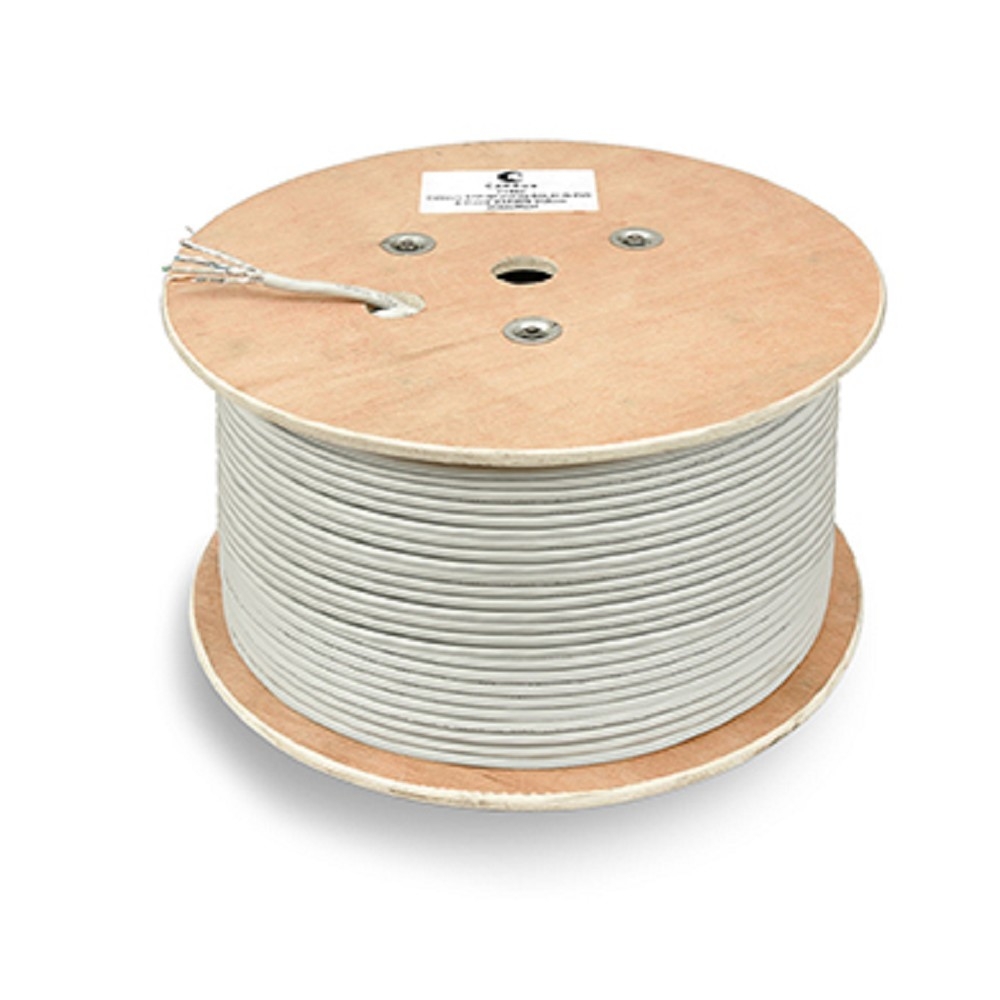 Кабель Cabeus STP-4P-Cat.6a-SOLID-IN-PVC, U/FTP, кат. 6a, 4 пары, 23 AWG, 305 м