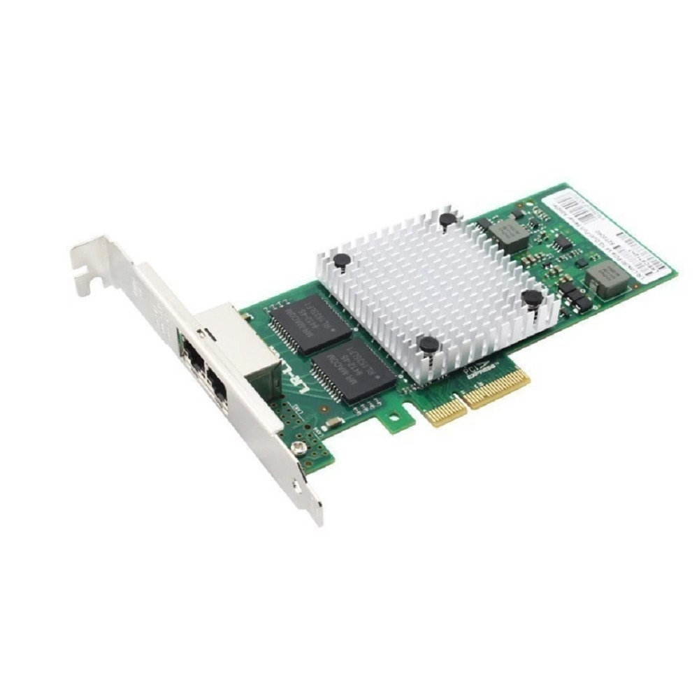 Сетевой адаптер LR-LINK LREC9712HT, PCIe 2.1 x4, 2×RJ45 1G, Intel I350